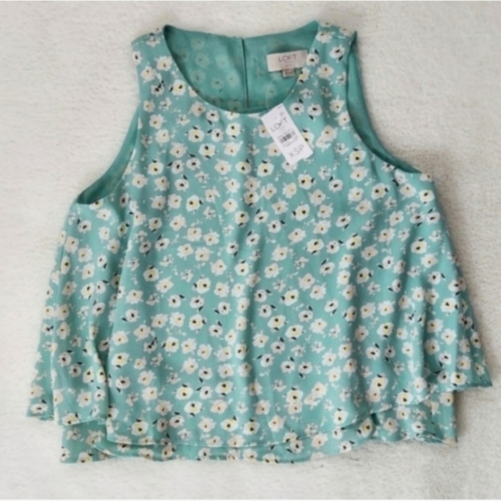 NWT LOFT Floral Tank Top